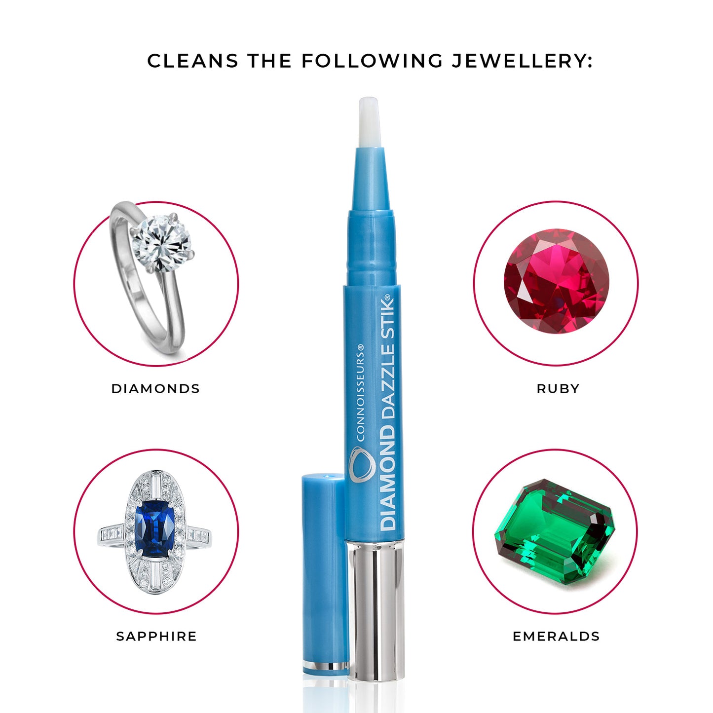 Connoisseurs Diamond Dazzle Stik 0.05 FL. OZ. (1.5 ml) (Pack Of 2)