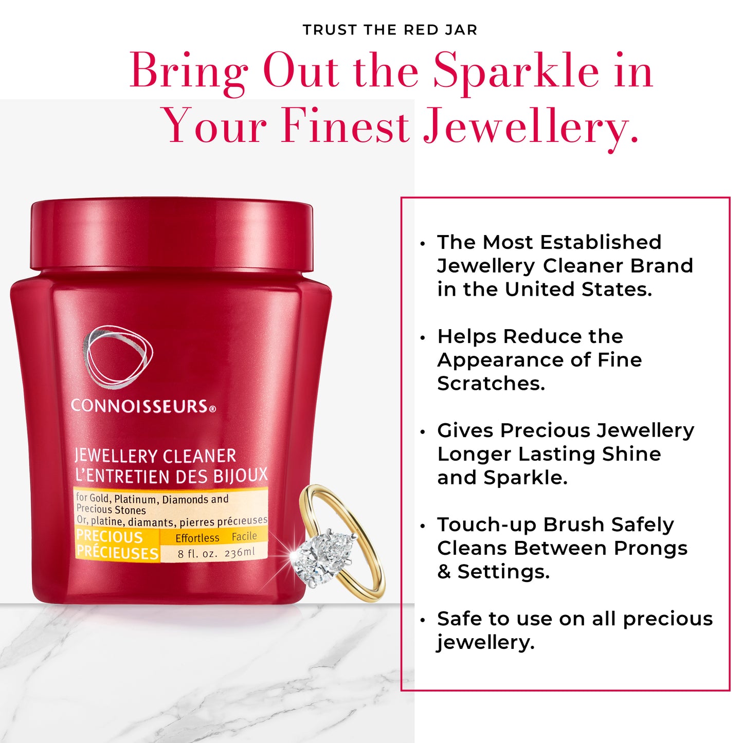 Connoisseurs Fine Jewelry Cleaner 8 FL. OZ. (236 ml)