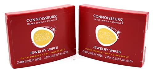 Jewelry Dry Disposable Wipes 25 Count (Pack of 2)