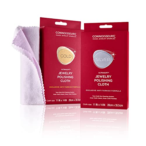 Gold & Silver Jewelry Polishing Cloths (Pack of 2)